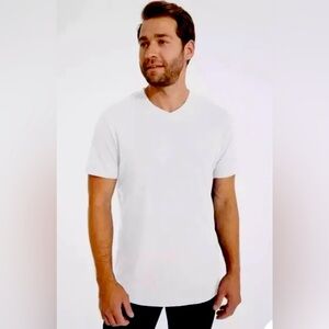 SWET TAILOR Men’s SOFTEST V NECK T-SHIRT NWT L